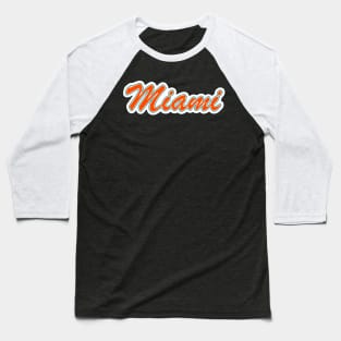 Football Fan of Miami Baseball T-Shirt